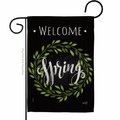 Patio Trasero G135438-BO Spring Wreath Floral Double-Sided Decorative Garden Flag, Multi Color PA3900435